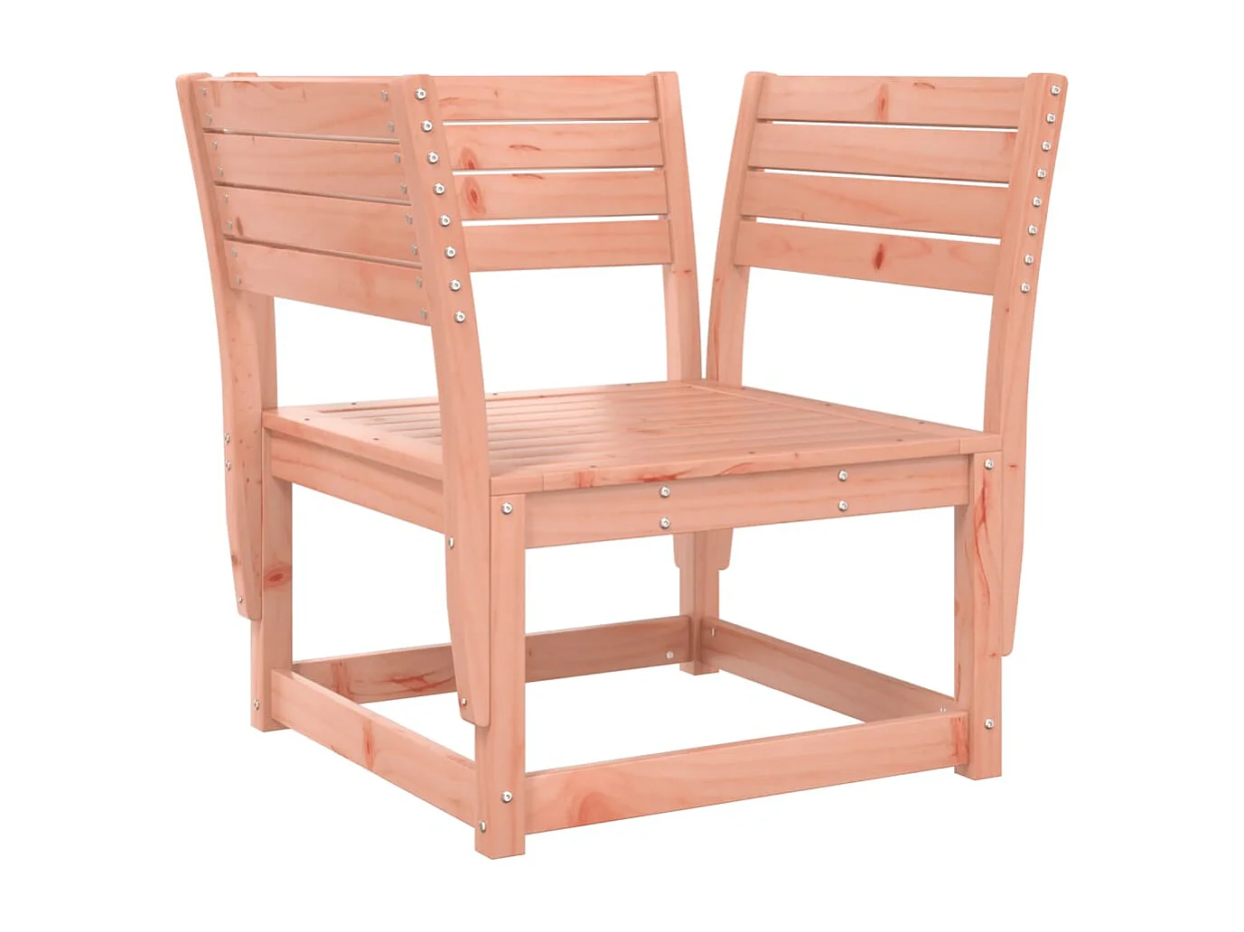 Armlehnen-Gartensofa mit Douglas-Massivholzkissen