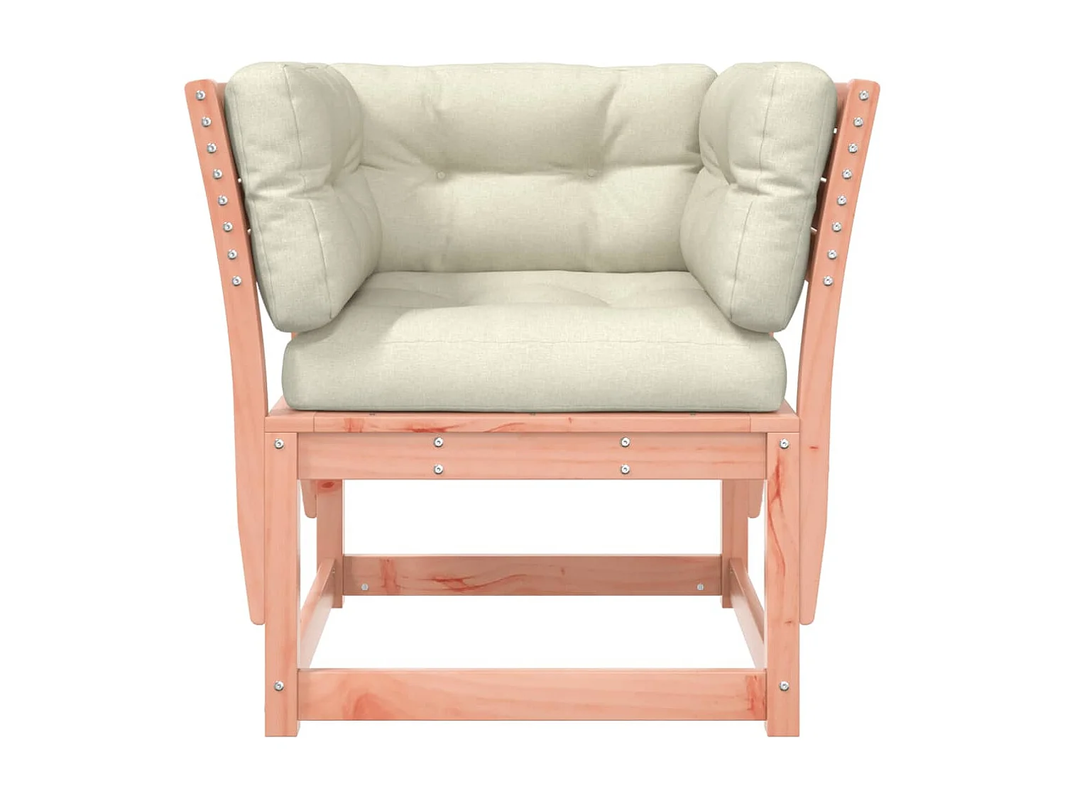 Armlehnen-Gartensofa mit Douglas-Massivholzkissen