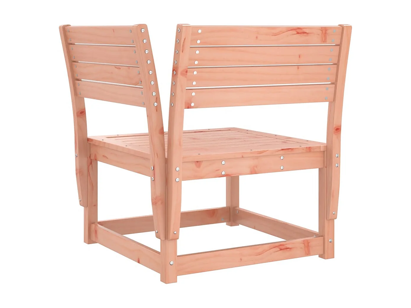 Sofá esquinero de jardín 73x73x78 cm madera maciza de Douglas