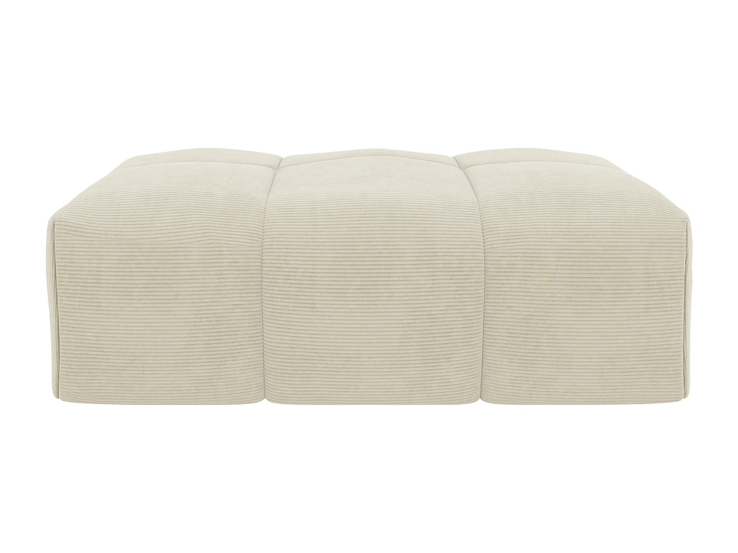 Hocker - Feincord - Beige - NAEMIA von Maison Céphy