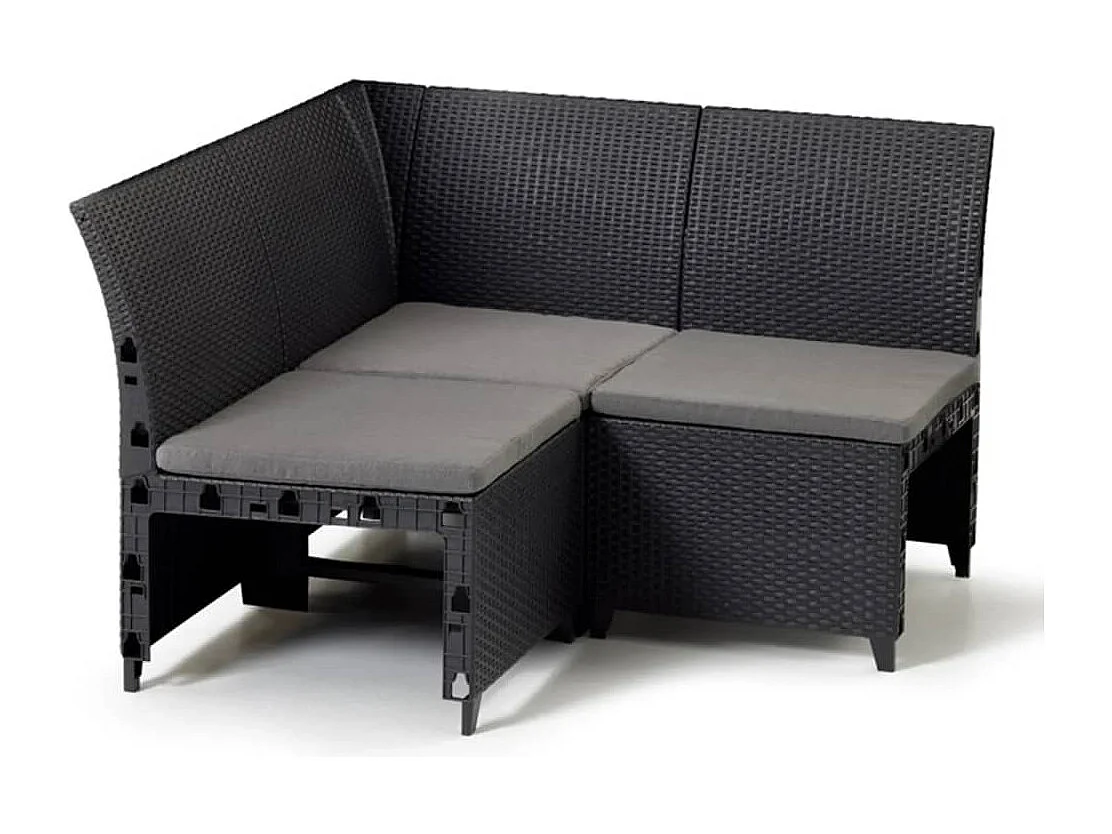 Keter Élément d'angle de jardin Rosalie Graphite