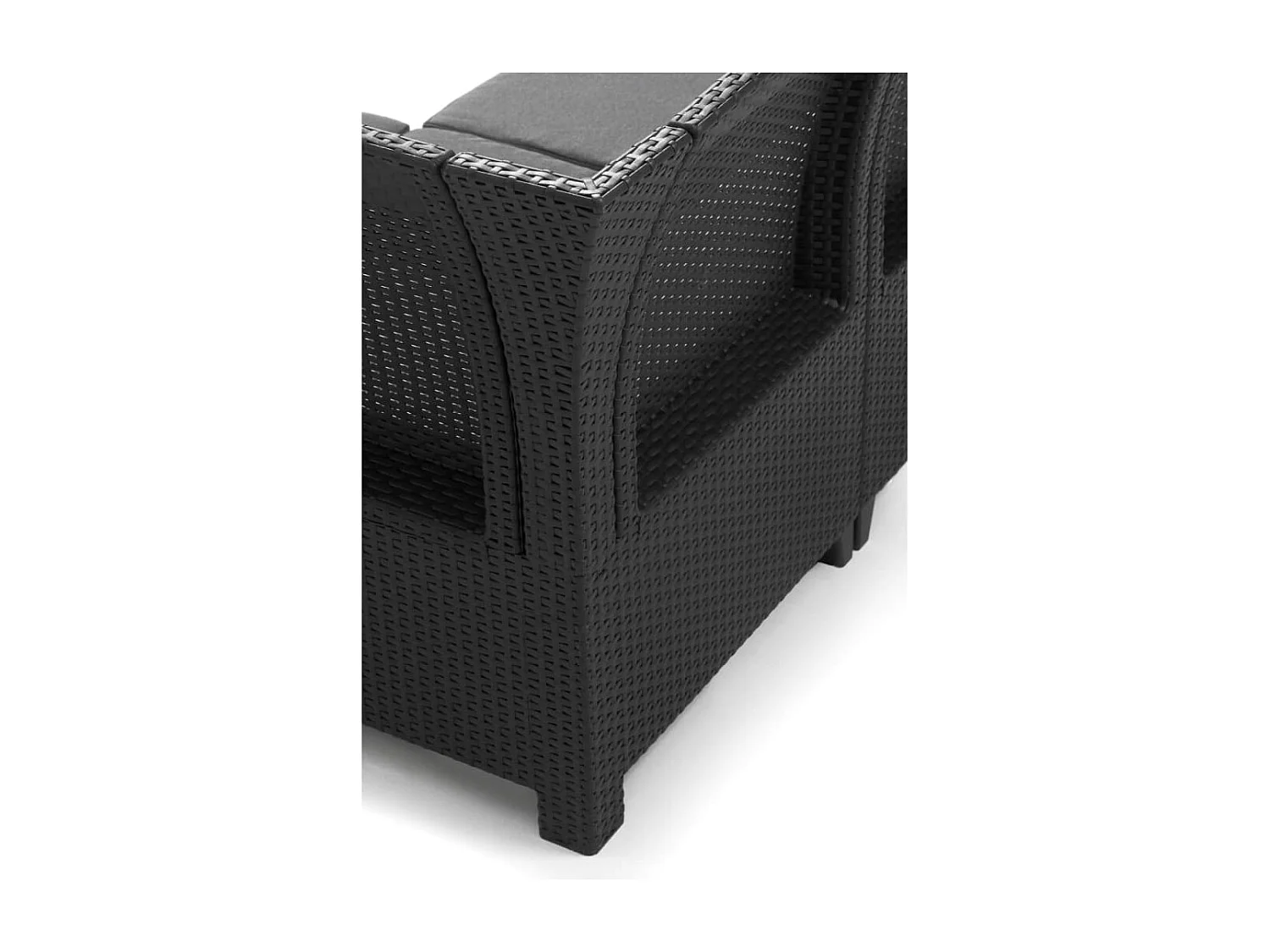 Keter Élément d'angle de jardin Rosalie Graphite