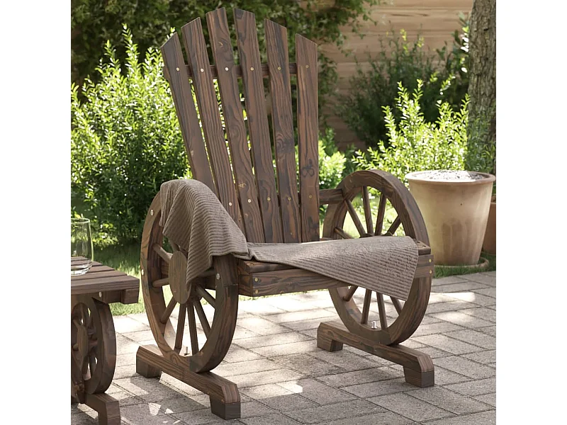 Chaise de jardin Adirondack bois de sapin massif