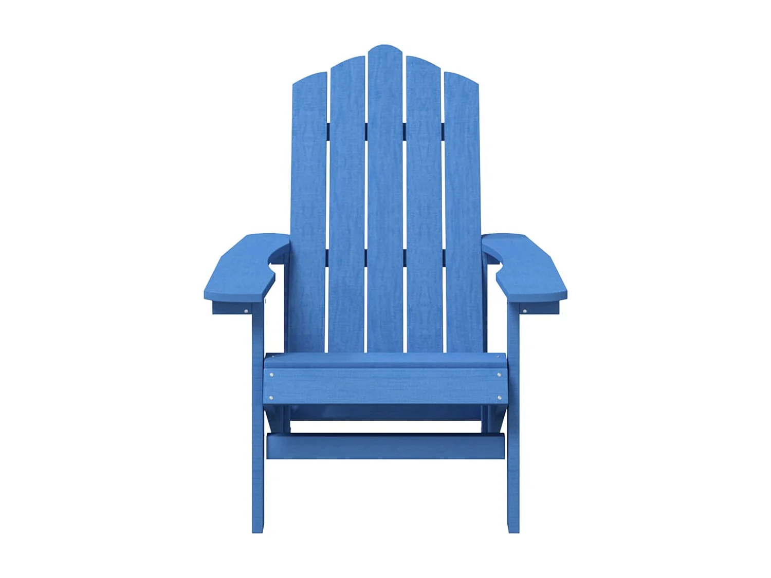 Adirondack tuinstoel met HDPE tafel Aqua blauw
