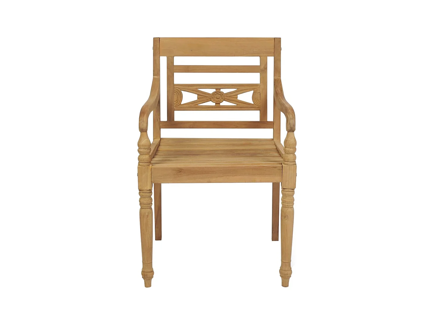 Chaises Batavia 2 pcs Bois de teck solide