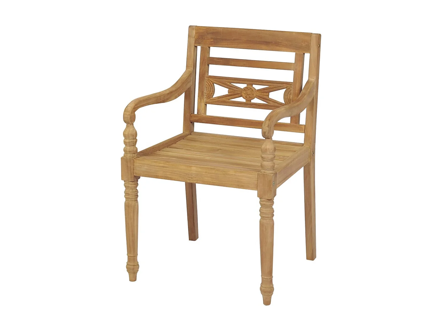 Chaises Batavia 2 pcs Bois de teck solide