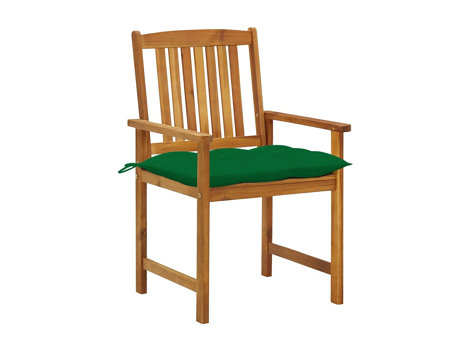 Tuinstoelen met kussens 6 stuks Massief acaciahout