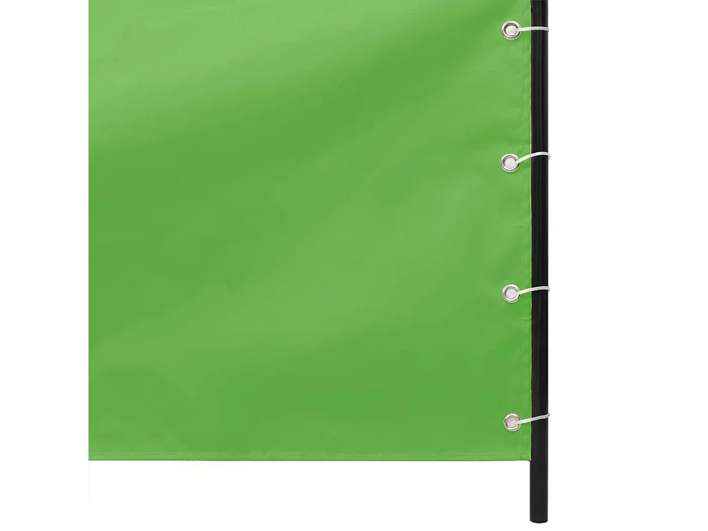 Écran de balcon Vert clair 80x240 cm Tissu Oxford