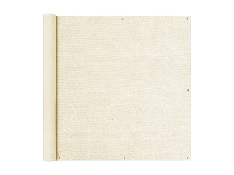 Paravento per balcone Crema 120x500 cm HDPE