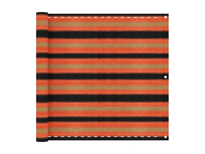 Paravento per balcone Multicolor 90x300 cm HDPE