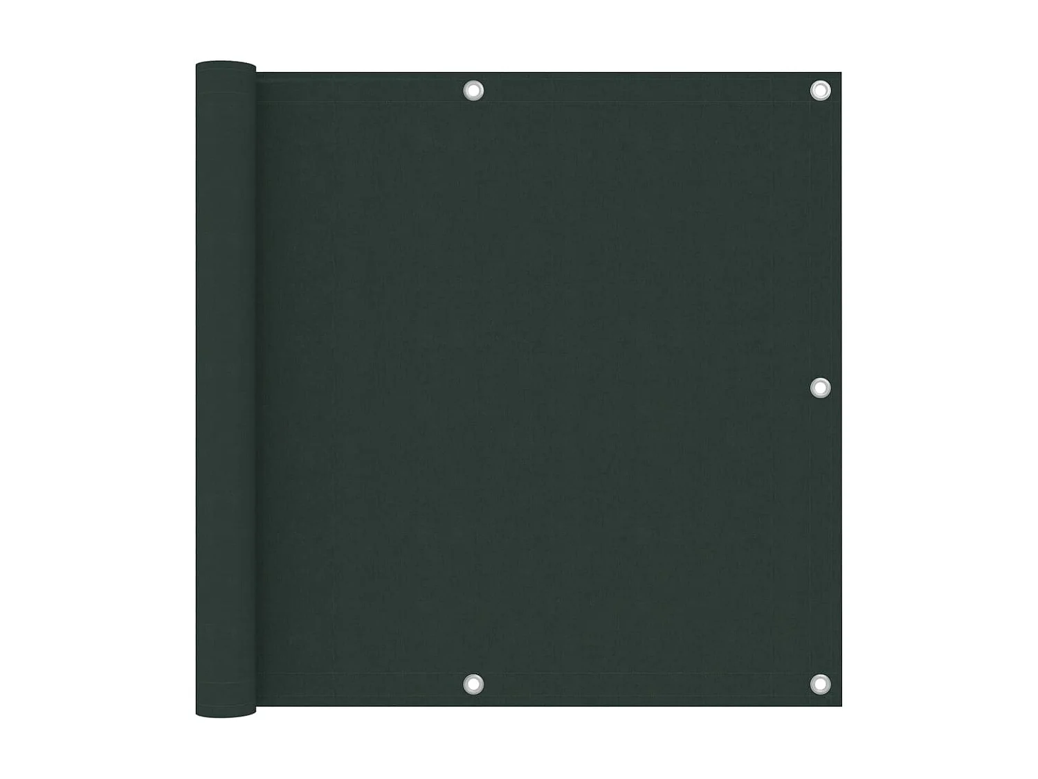 Écran de balcon Vert foncé 90x600 cm Tissu Oxford