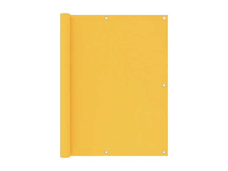 Paravento per balcone Tessuto Oxford giallo 120x300 cm