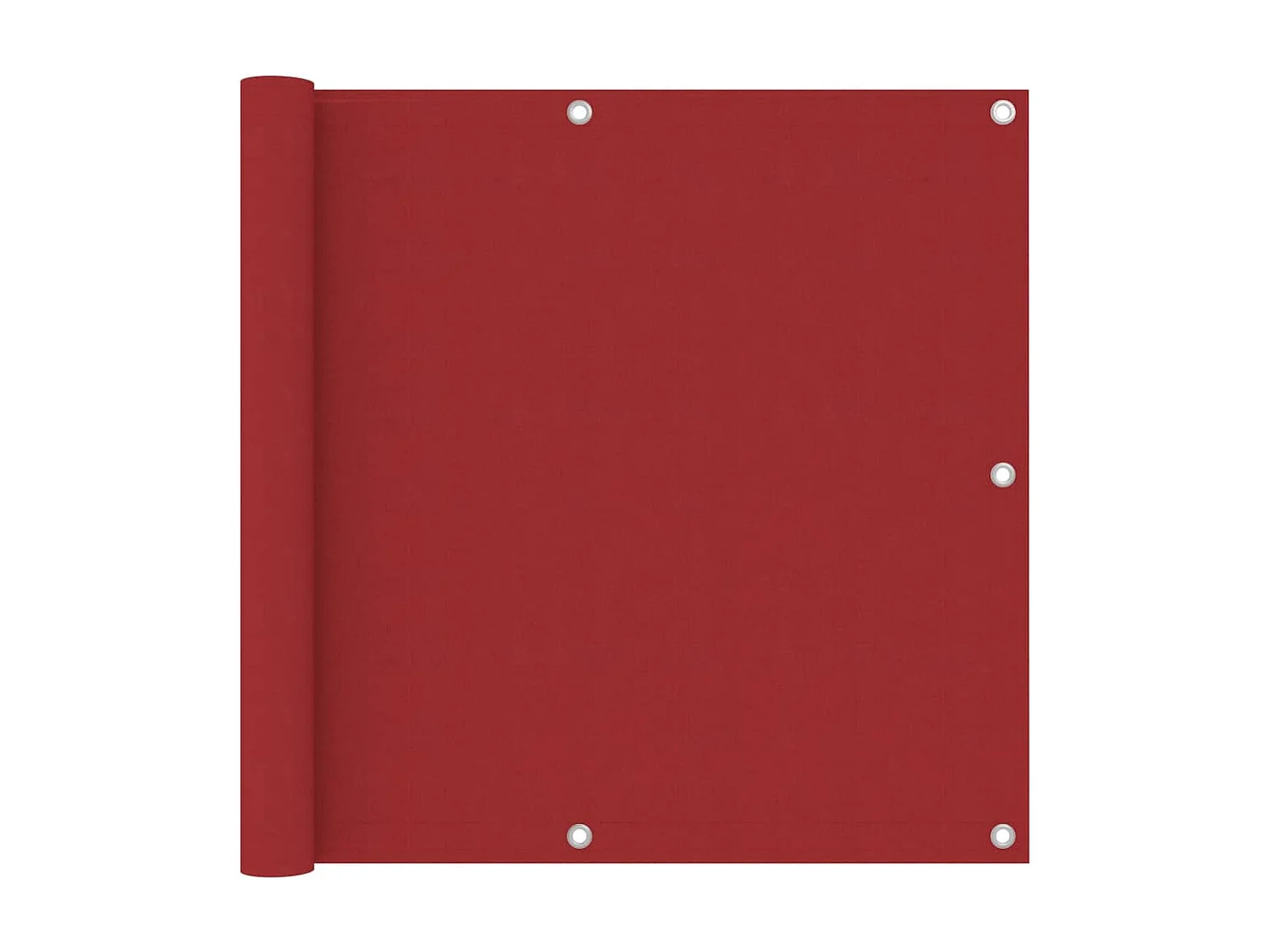 Écran de balcon Rouge 90x600 cm Tissu Oxford