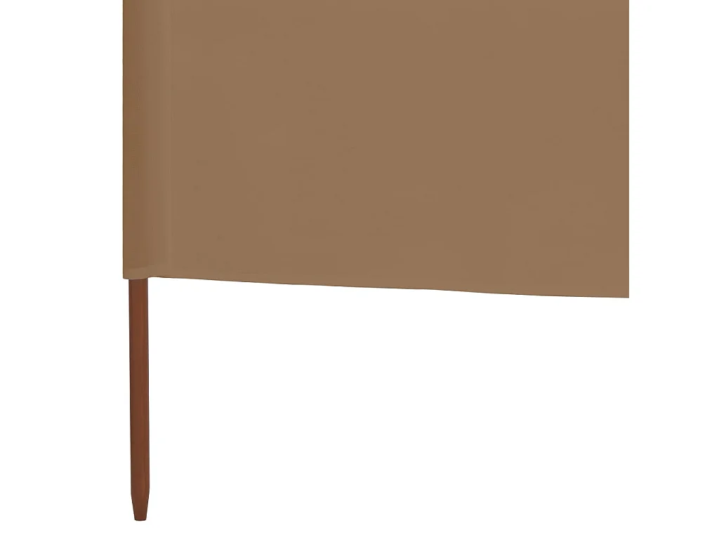 Paravent 5 panneaux Tissu 600 x 120 cm Taupe