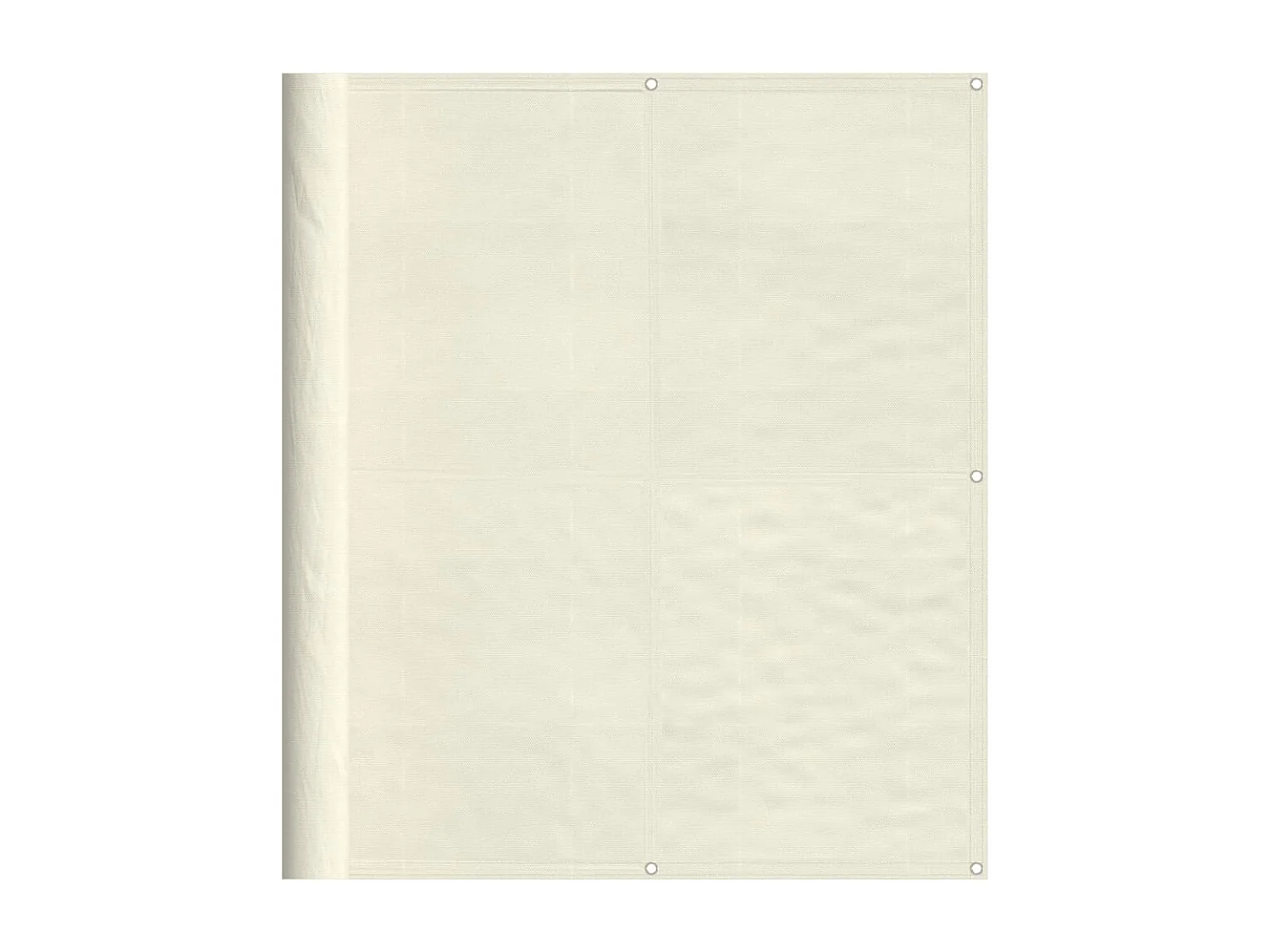 Écran de balcon crème 120x700 cm 100% polyester oxford