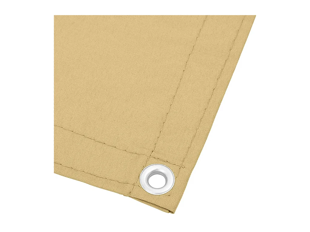 Zand balkonscherm 120x600 cm 100% polyester oxford