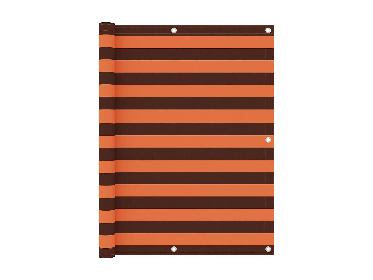 Écran de balcon Orange et marron 120x300 cm Tissu Oxford