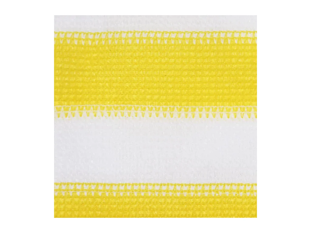 Balkonscherm Geel en wit 90x300 cm HDPE