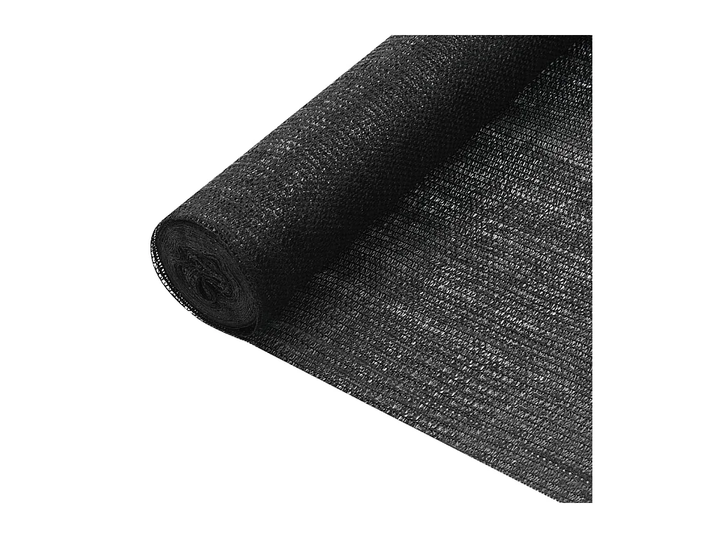 Privacynet Zwart 1x10 m HDPE 75 g/m²