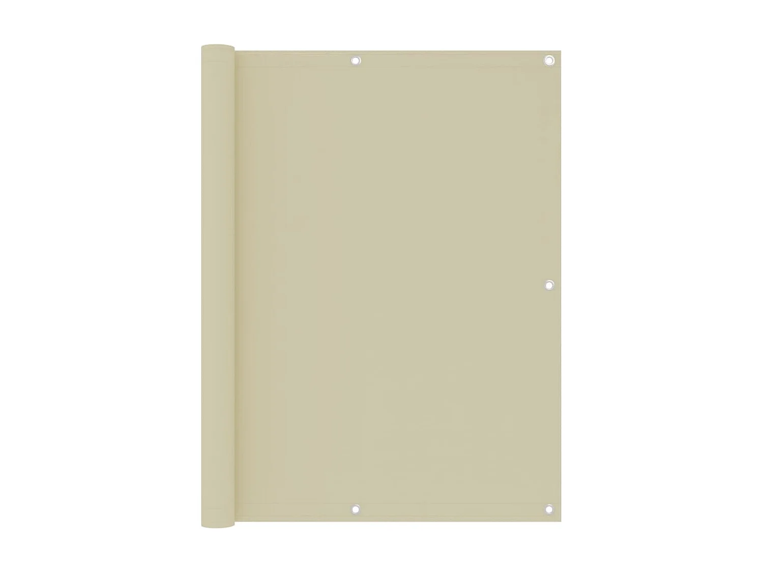 Écran de balcon Crème 120x300 cm Tissu Oxford