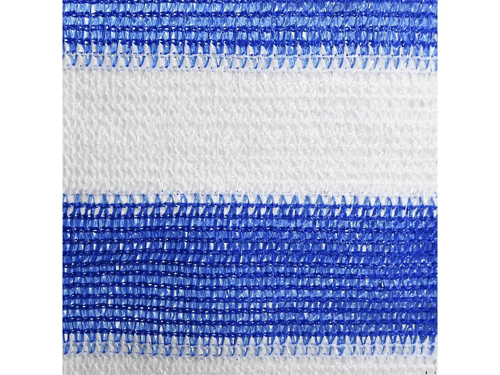 Écran de balcon Bleu et blanc 120x600 cm PEHD