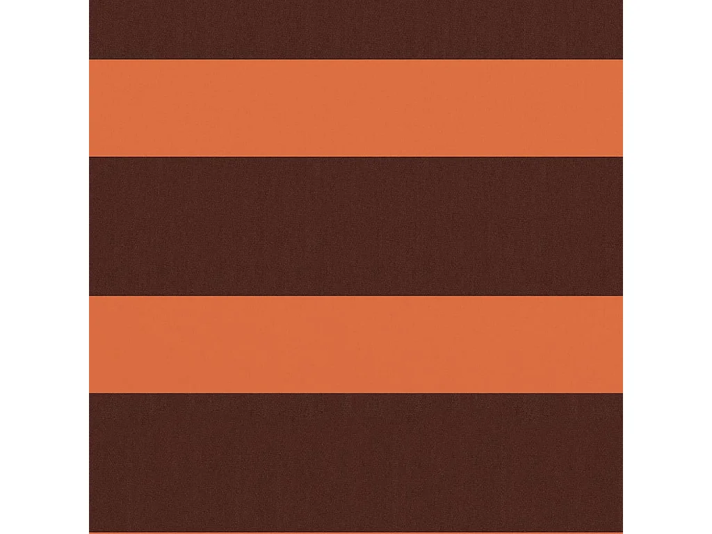 Écran de balcon Orange et marron 75x500 cm Tissu Oxford