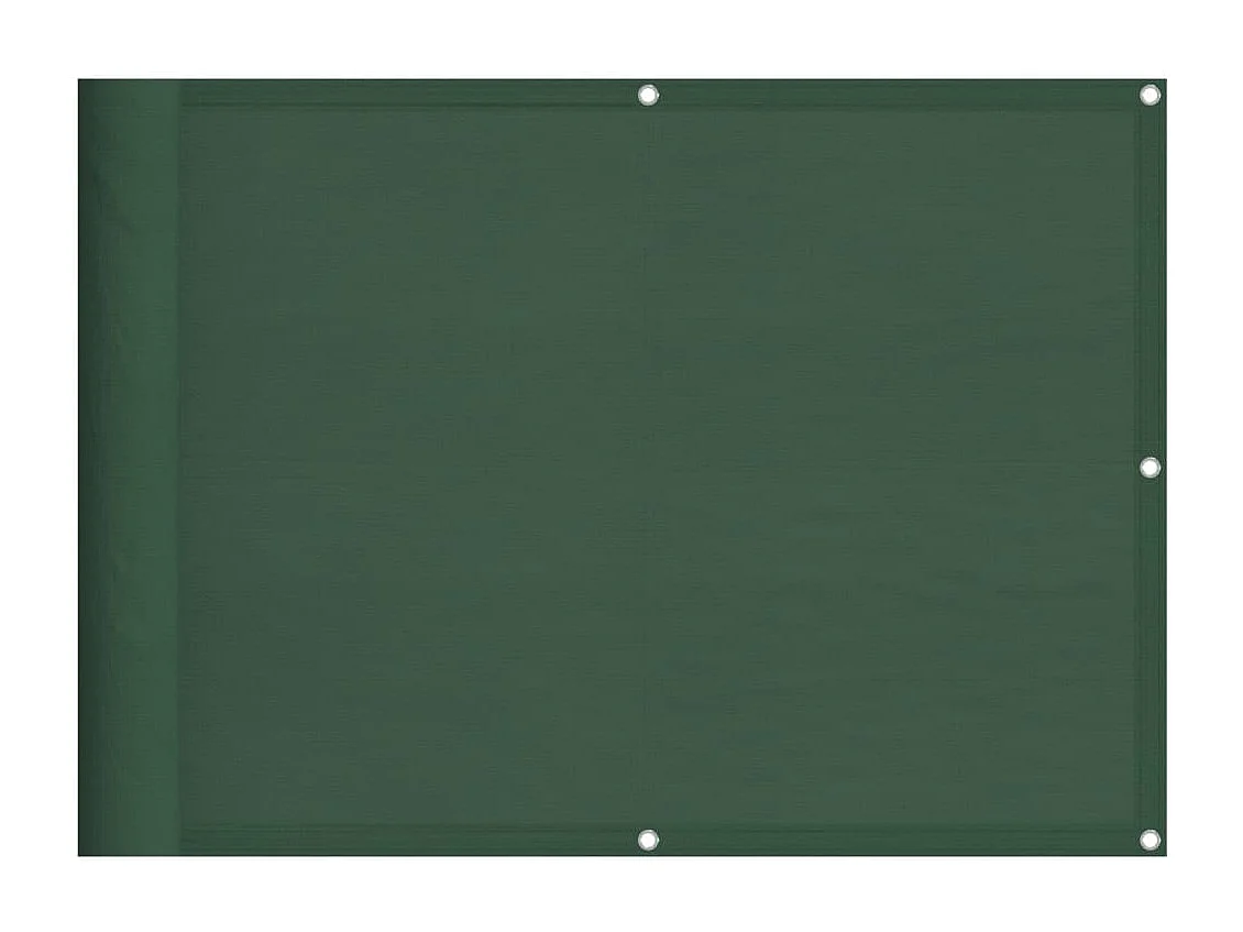 Écran de balcon vert foncé 75x700 cm 100% polyester oxford