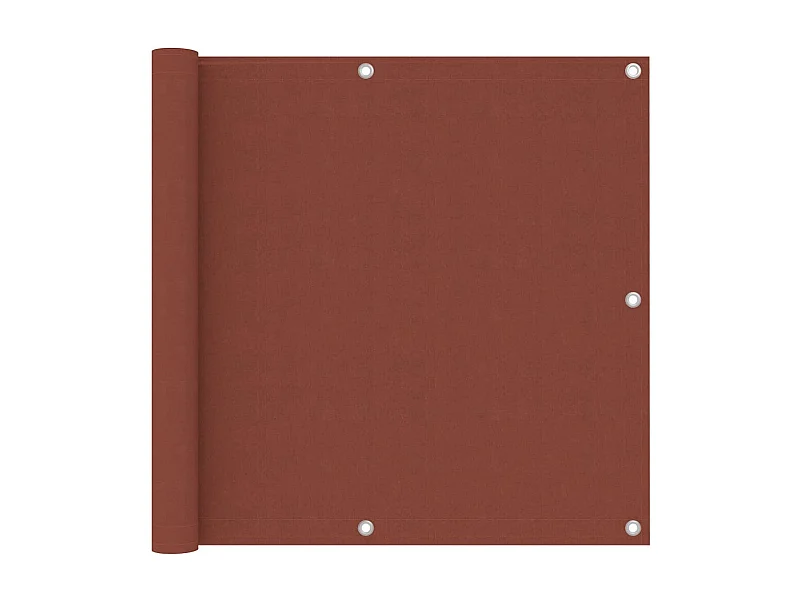 Paravento per balcone Terracotta 90x500 cm Tessuto Oxford