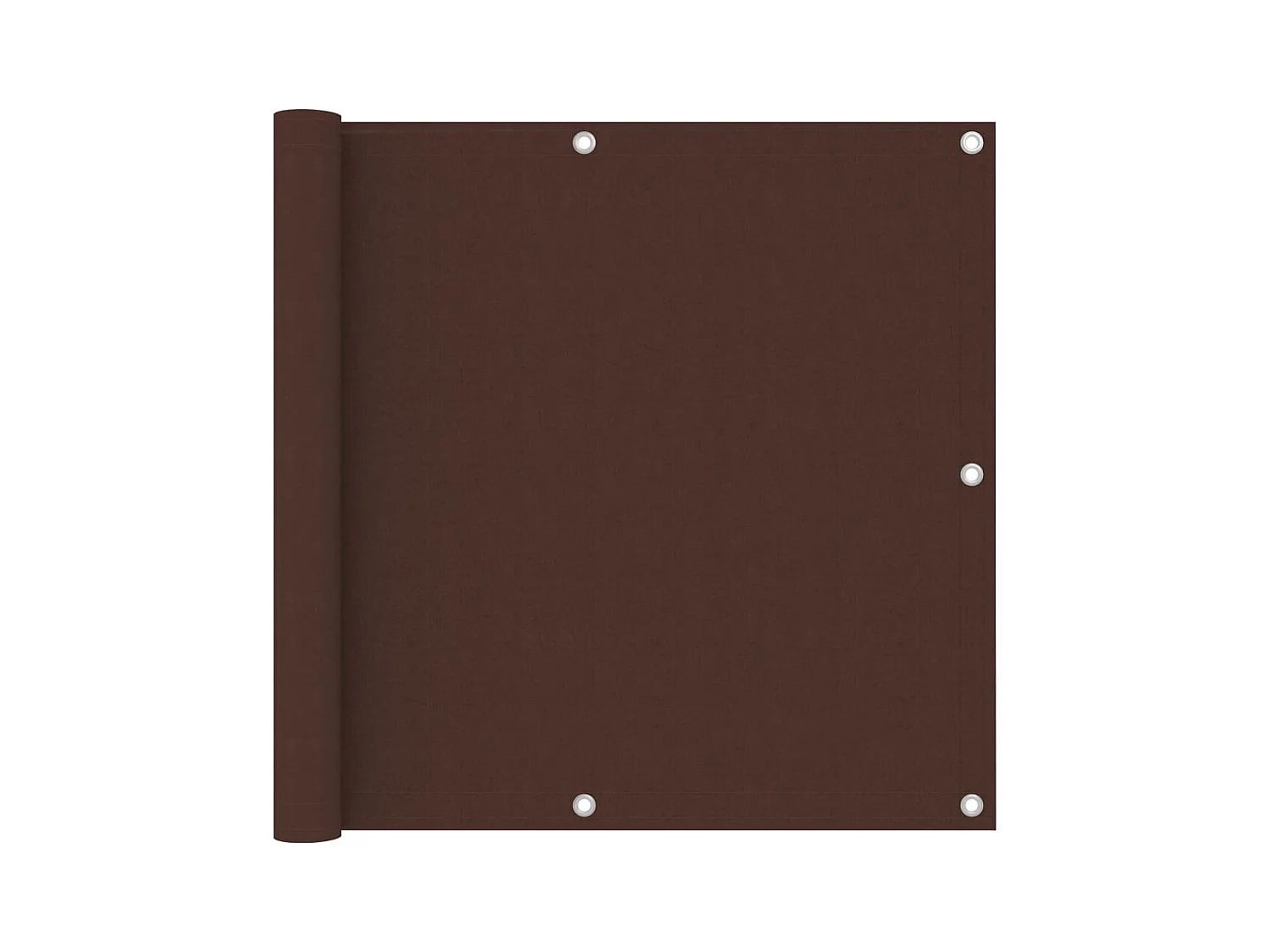 Écran de balcon Marron 90x500 cm Tissu Oxford