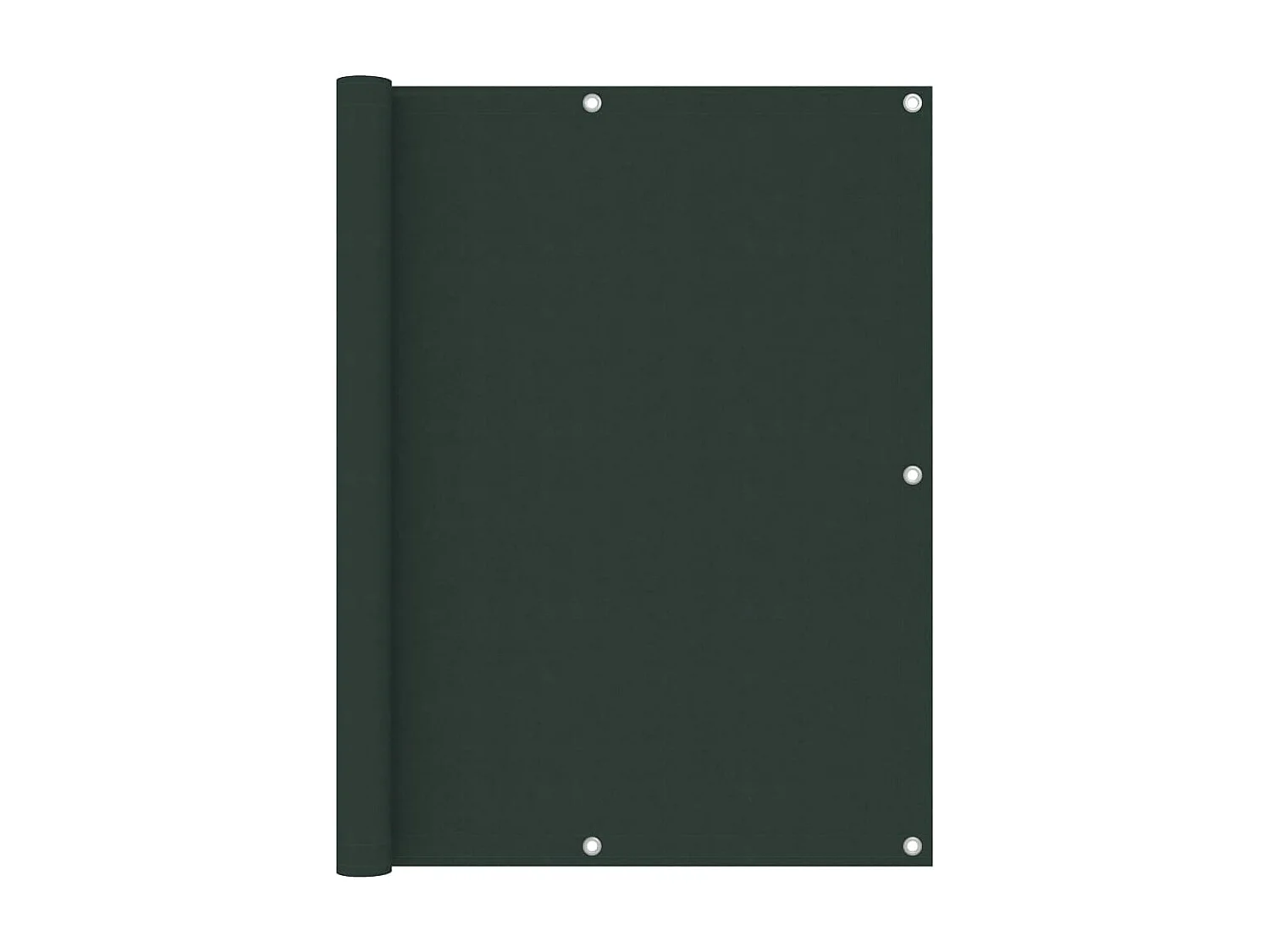 Écran de balcon Vert foncé 120x400 cm Tissu Oxford