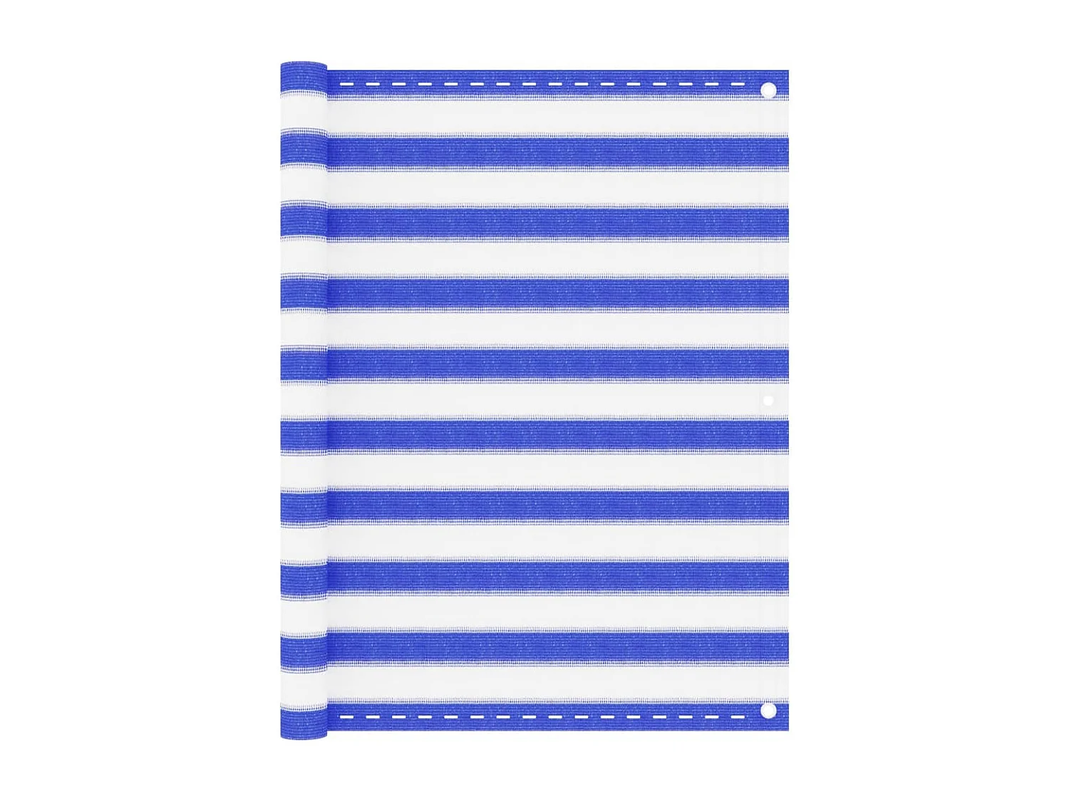 Paravento per balcone blu e bianco 120x400 cm HDPE