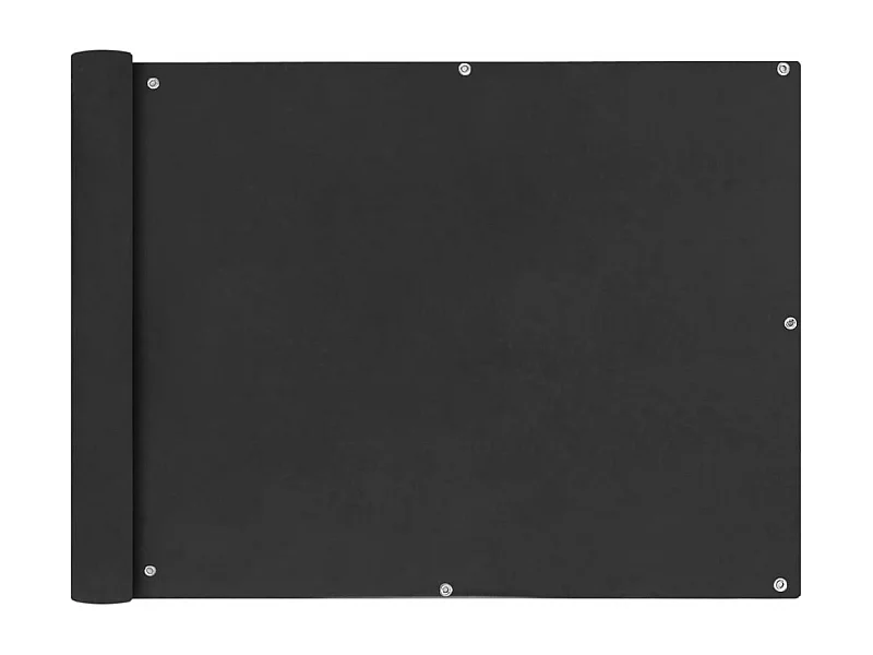 Écran de balcon en tissu Oxford anthracite de 90x400 cm
