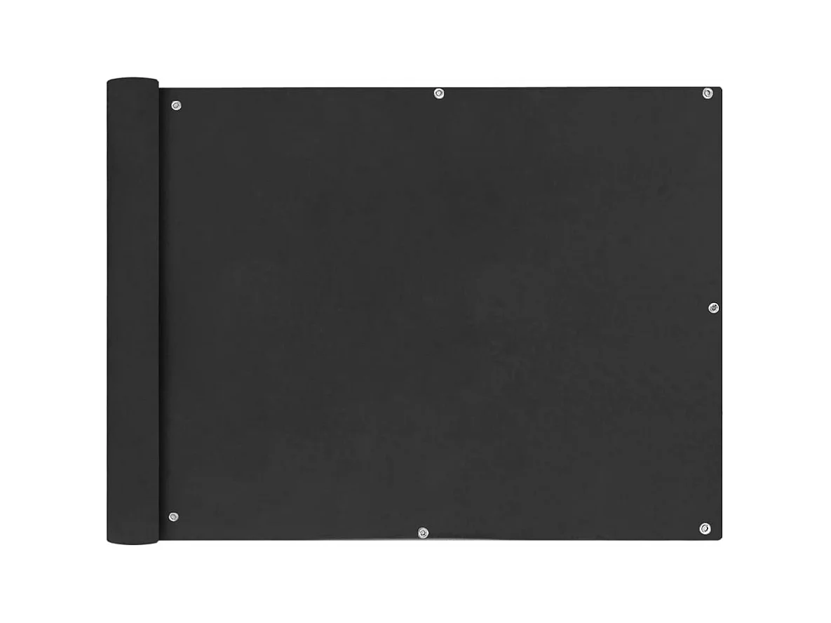 Balkonscherm in antraciet Oxford stof 90x400 cm