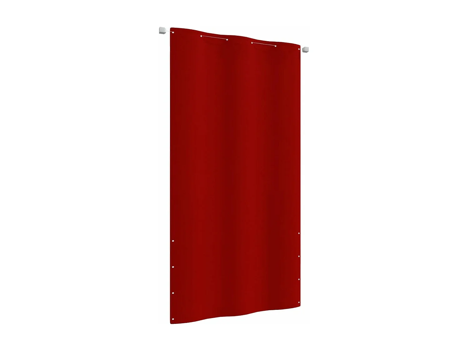 Écran de balcon Rouge 120x240 cm Tissu Oxford