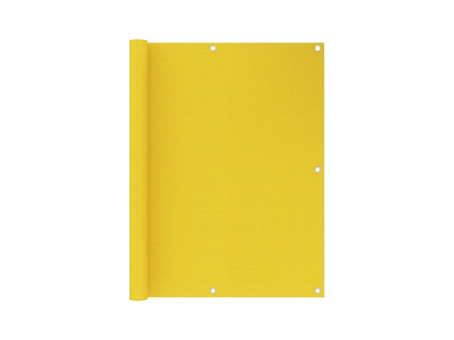Écran de balcon Jaune 120x300 cm PEHD