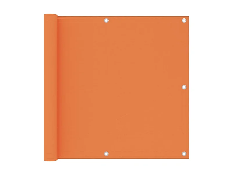 Paravento per balcone Arancione 90x300 cm Tessuto Oxford