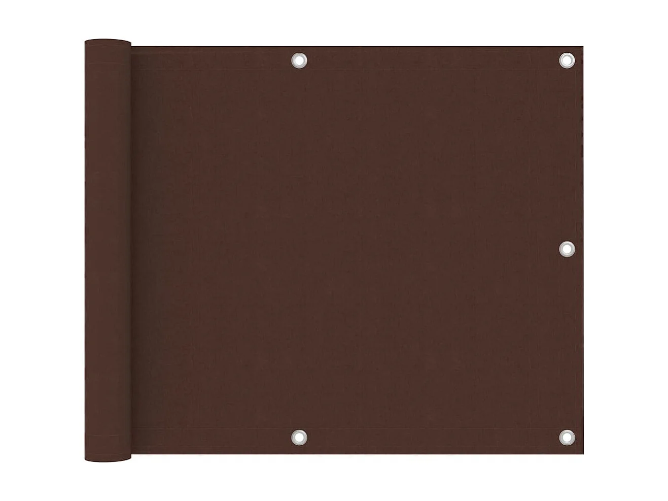 Tela de varanda marrom 75x500 cm tecido Oxford