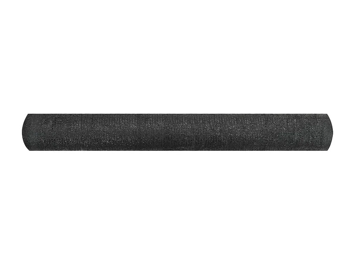 Filet brise-vue Noir 2x10 m PEHD 150 g/m²