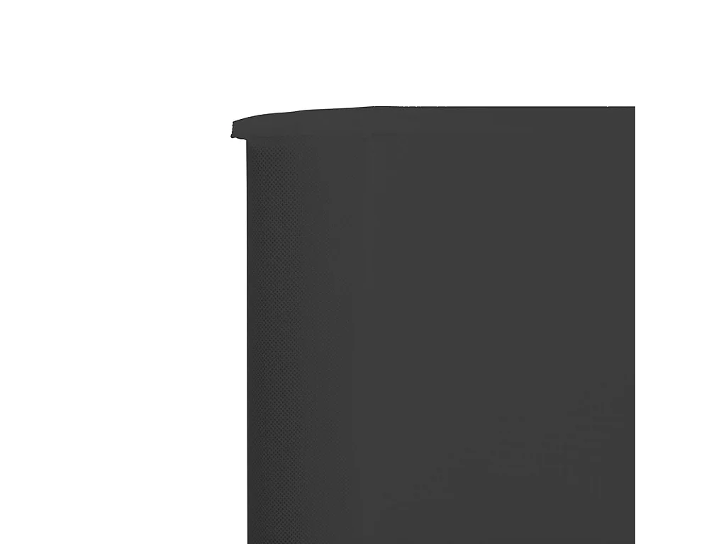 Paravento a 5 ante Tessuto 600 x 160 cm Antracite