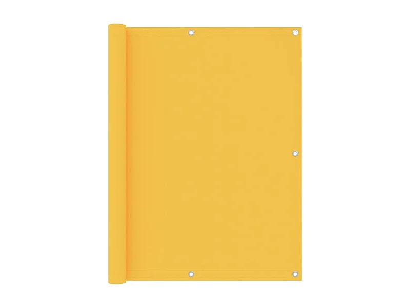 Balkonschirm Gelb 120x400 cm Oxford-Stoff