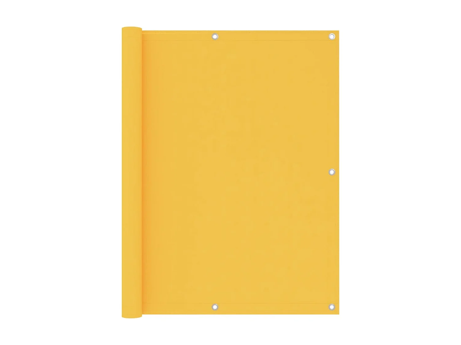 Biombo para balcón Tela Oxford Amarillo 120x600 cm