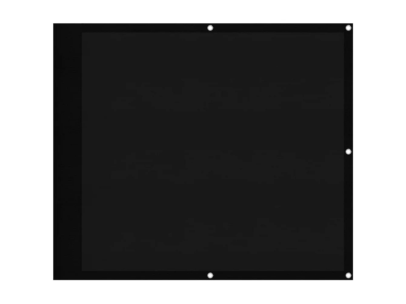 Écran de balcon noir 90x1000 cm 100% polyester oxford