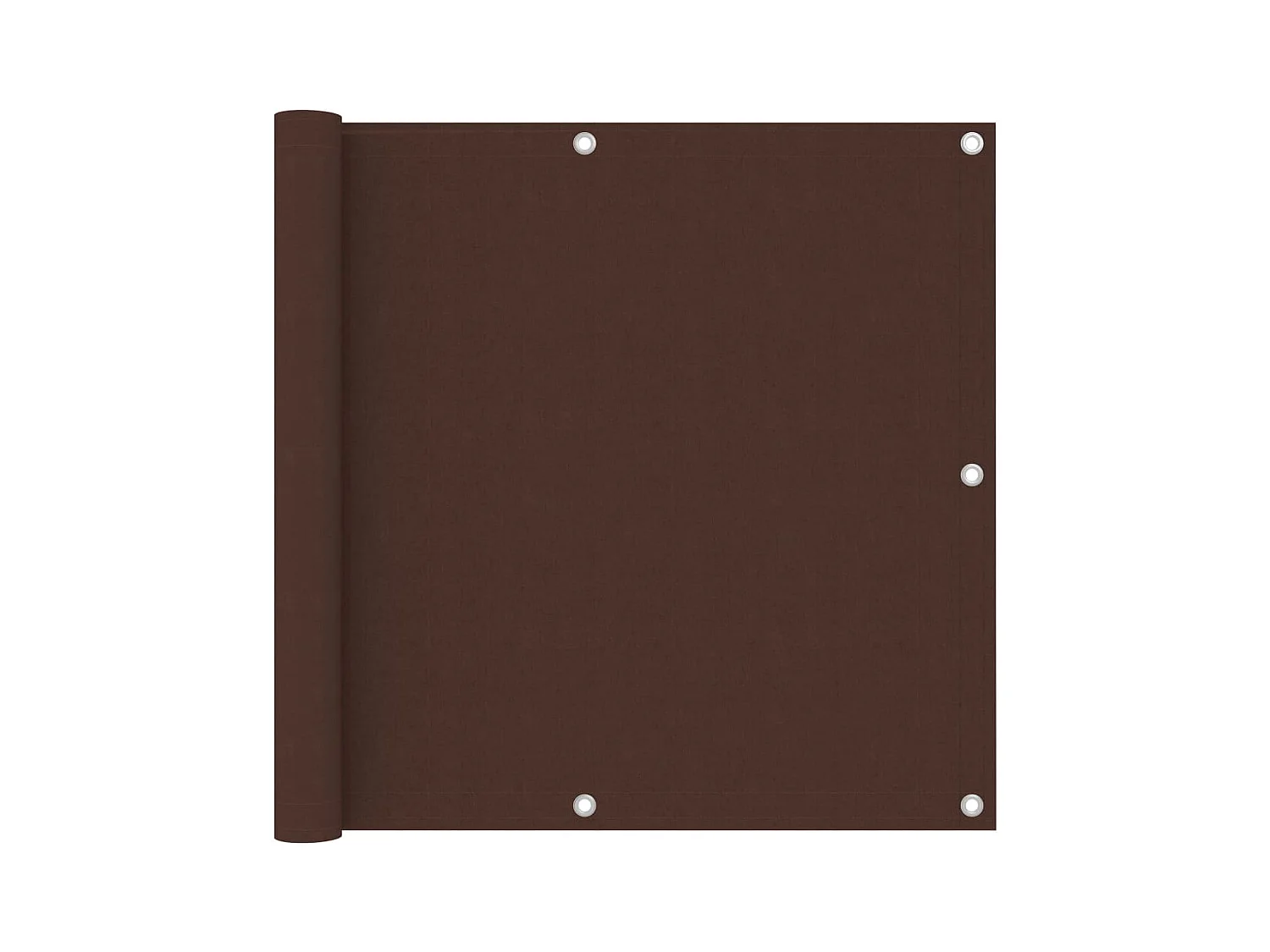 Bruin balkonscherm 90x300 cm Oxford stof