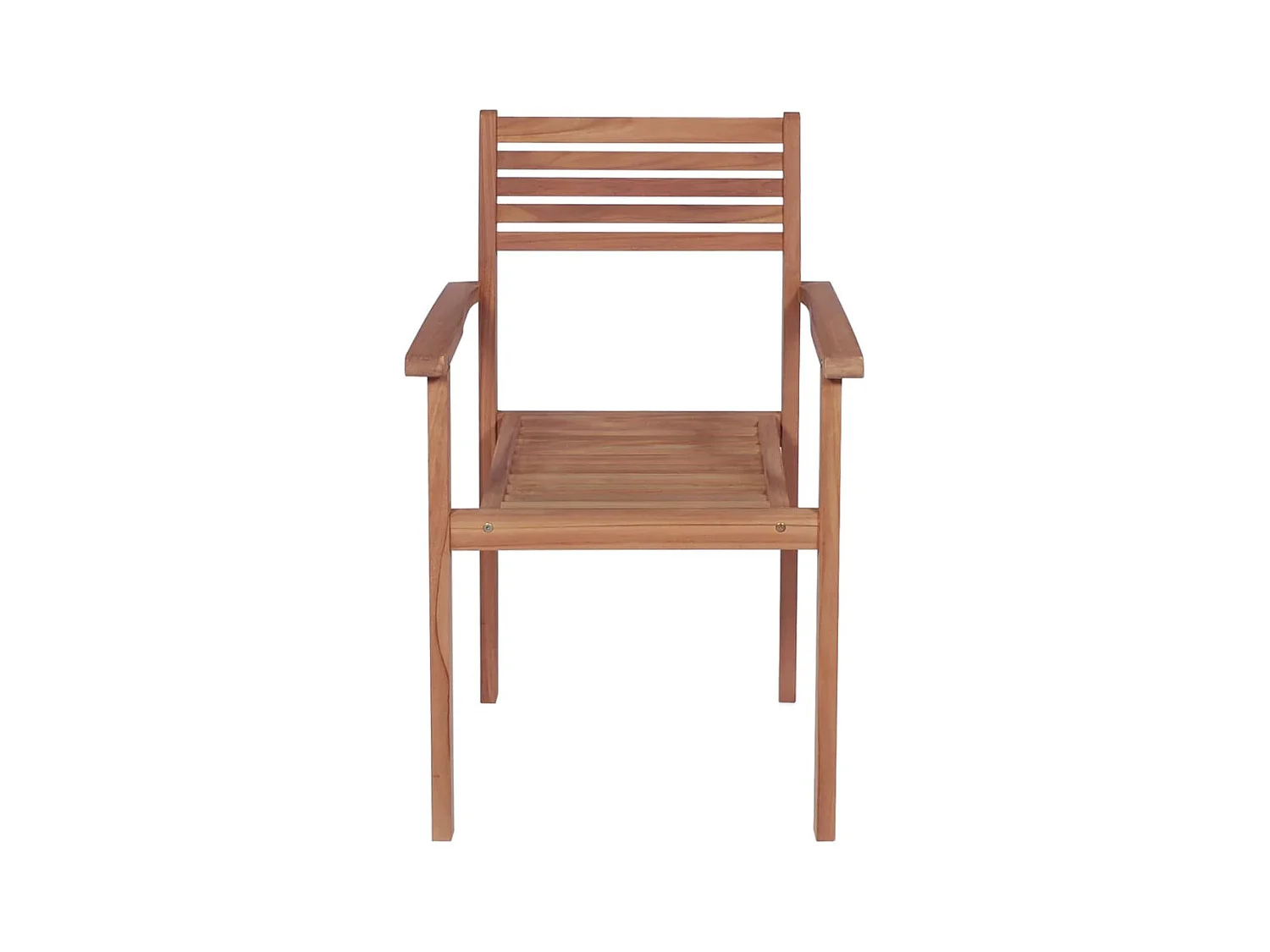 Chaises de jardin 4 pcs avec coussins vert Bois de teck solide