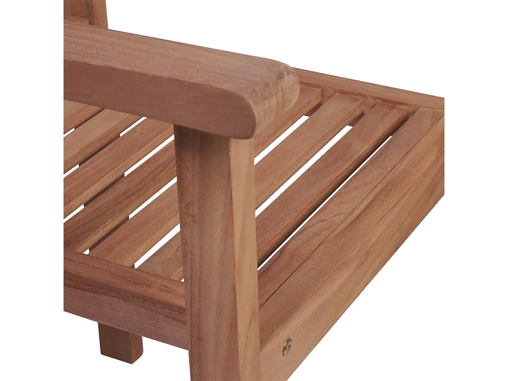 Chaises de jardin 4 pcs avec coussins vert Bois de teck solide