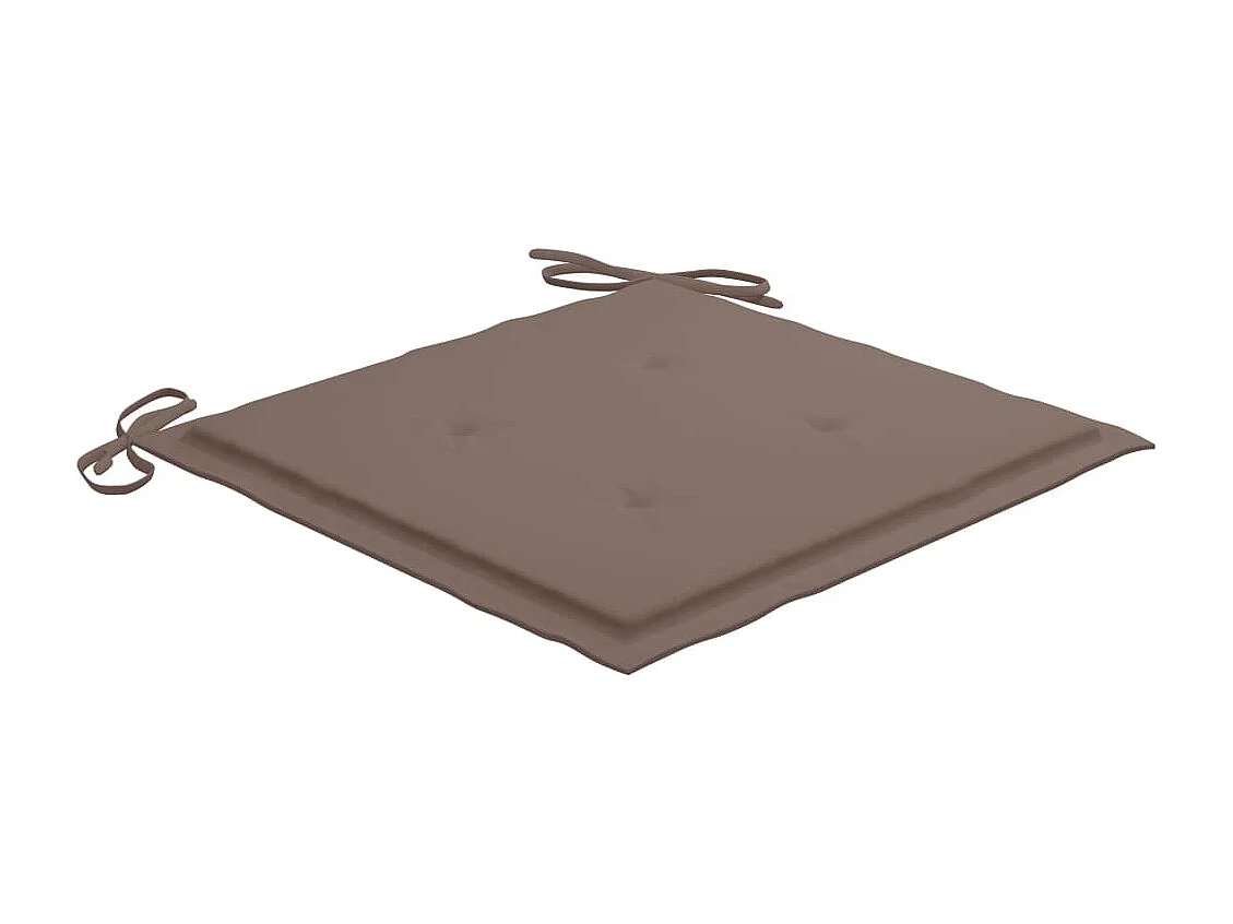 Sillas de comedor de exterior de 6 piezas con cojines de acacia maciza