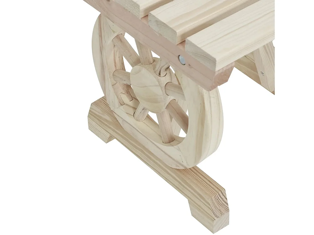 Banc de jardin 115 cm bois de sapin massif