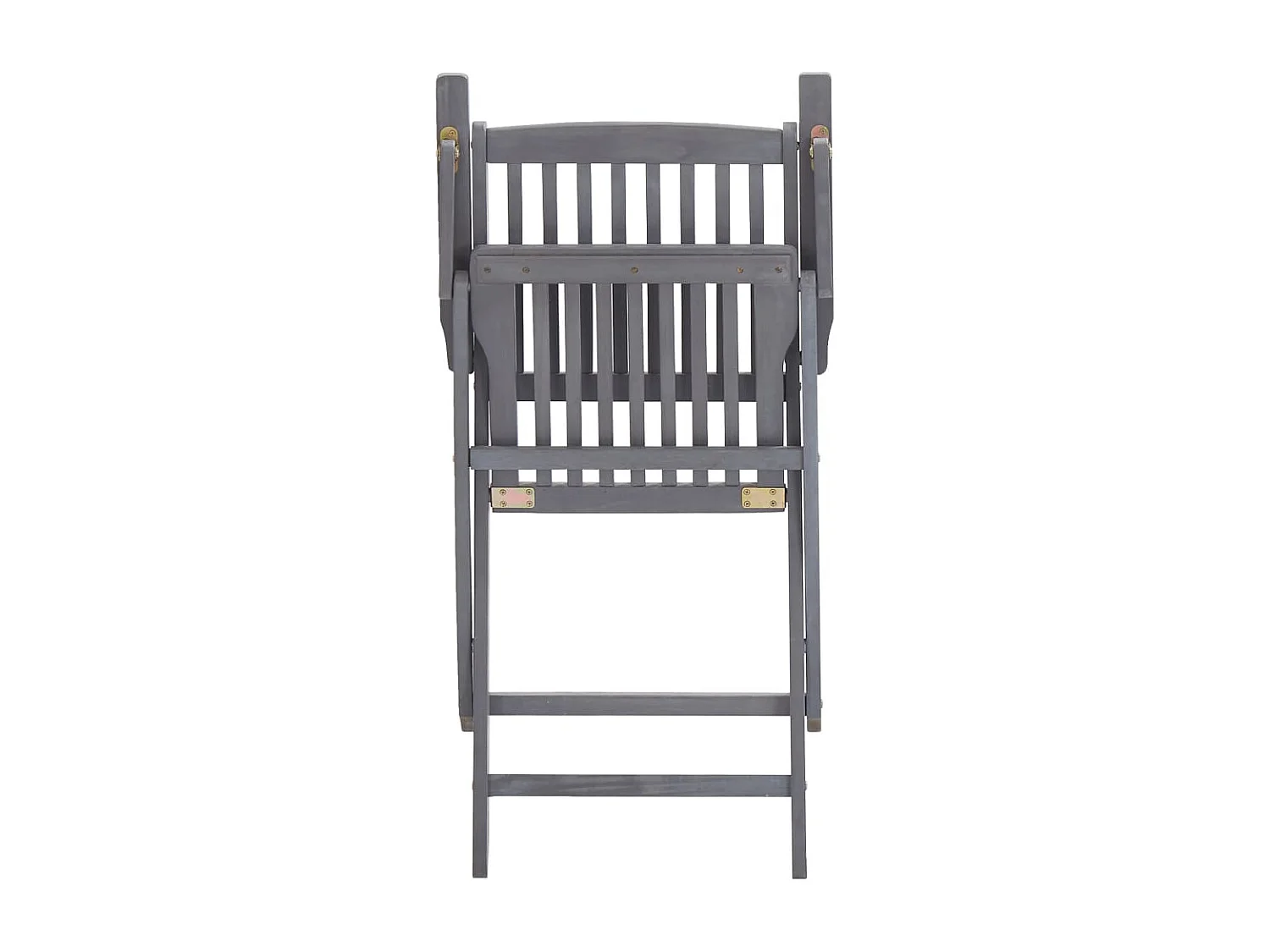 Chaises pliables d'extérieur 6 pcs avec coussins Bois d'acacia