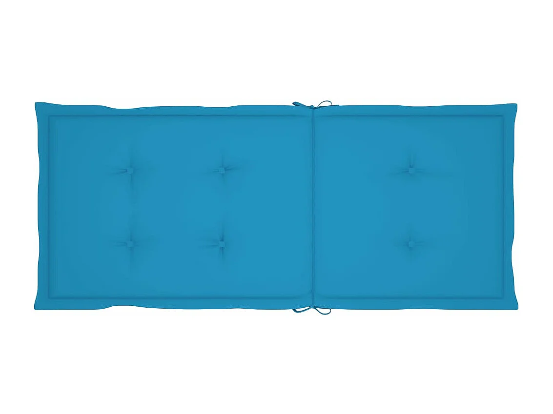 Sedie da giardino pieghevoli 3 pz con cuscini Legno di acacia