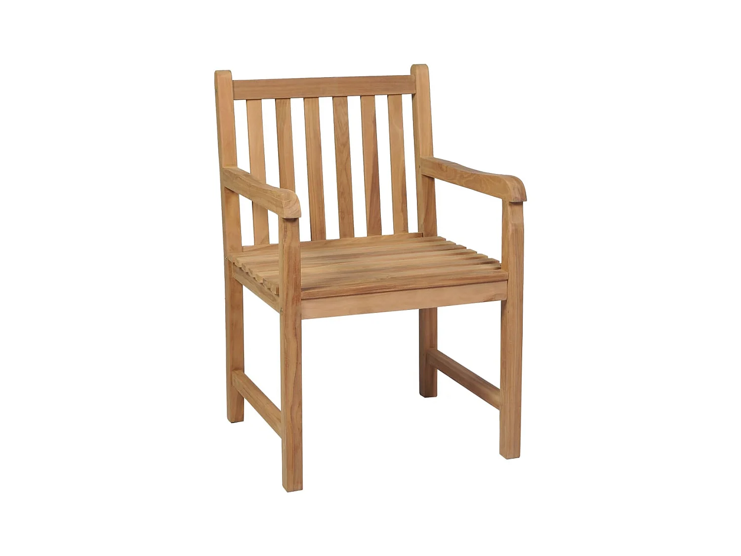 Tuinstoelen 2 stuks met rode kussens Massief teakhout
